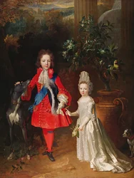 Prinz James Francis Edward Stuart und Prinzessin Maria Theresa Stuart, 1695